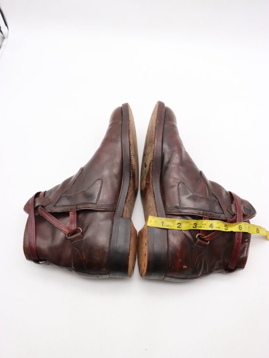 Vintage FRYE Belted Boots Men’s Size US 10 Brown Leather Buckle main image 8